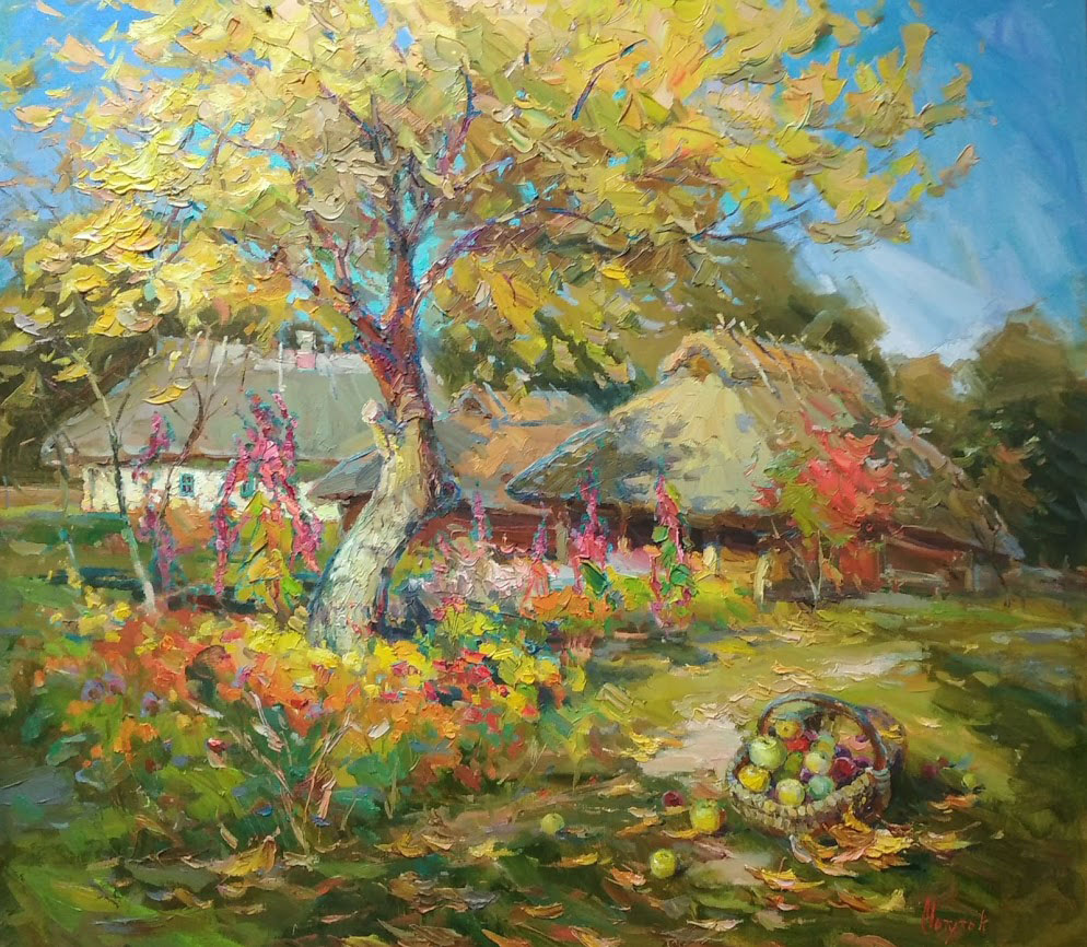 «Тепла осінь» із циклу «Роздуми про Україну». 2018. Полотно, олія